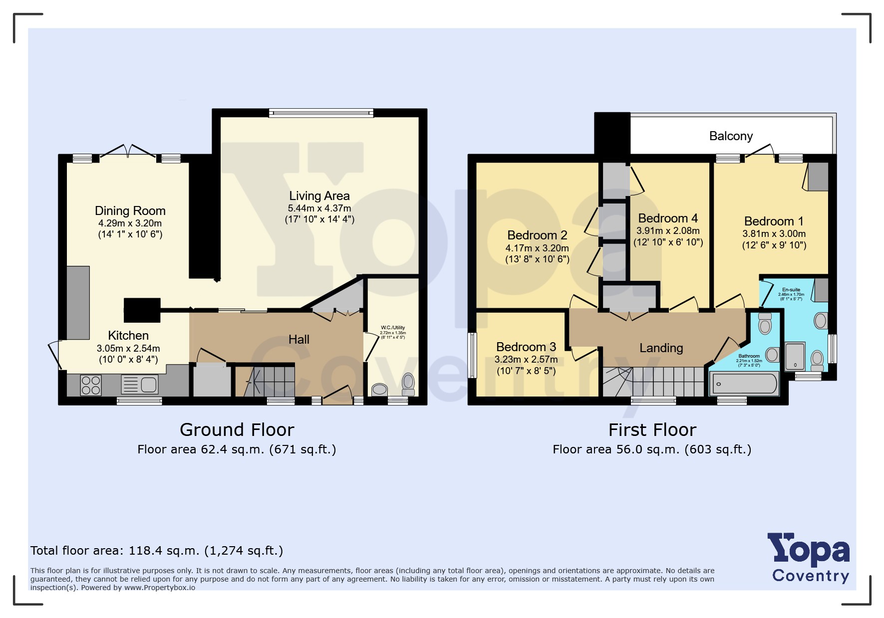 2, Ellacombe Road, Coventry floorplan