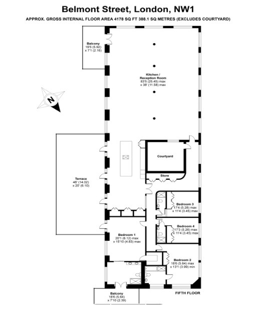 Flat 9, Chappell Loft, London floorplan