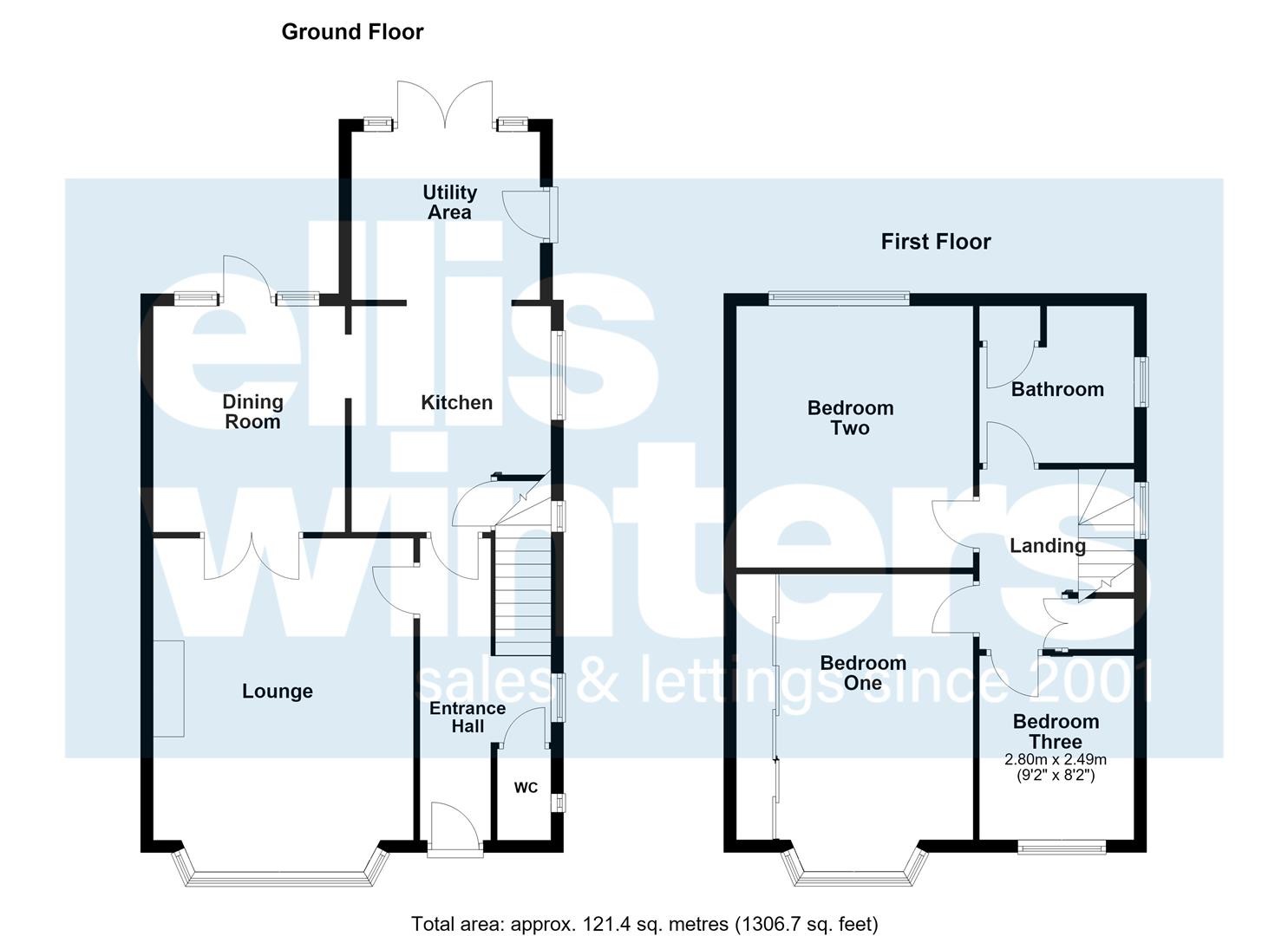 6, Claytons Way, Huntingdon floorplan