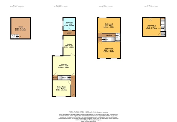 10, Larches Lane, Wolverhampton floorplan
