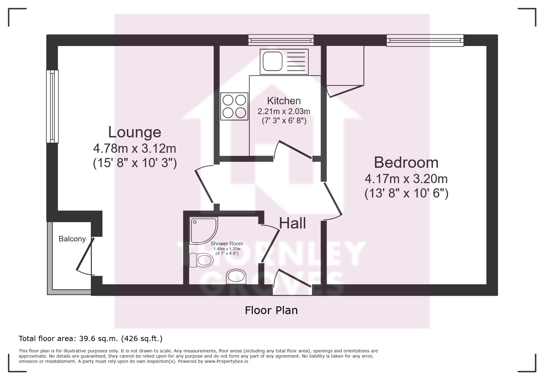 3, Melrose Apartments, 159, Hathersage Road, Greater Manchester floorplan