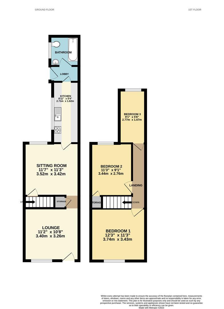 102, Burfield Street, Leicester floorplan