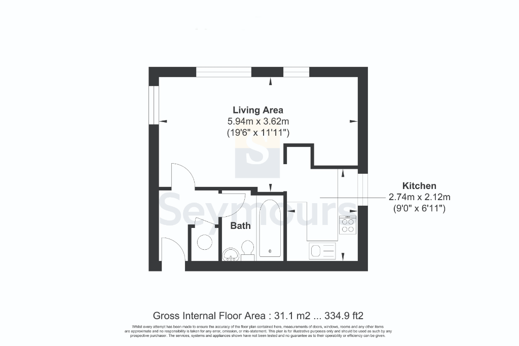 41, The Rowans, Woking floorplan