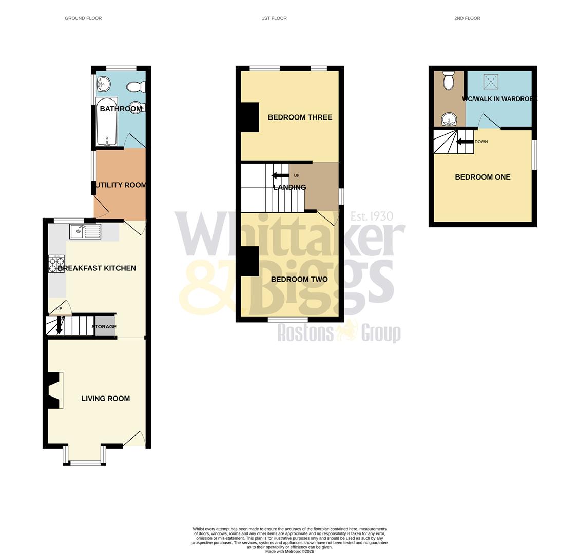 17, Cruso Street, Leek floorplan