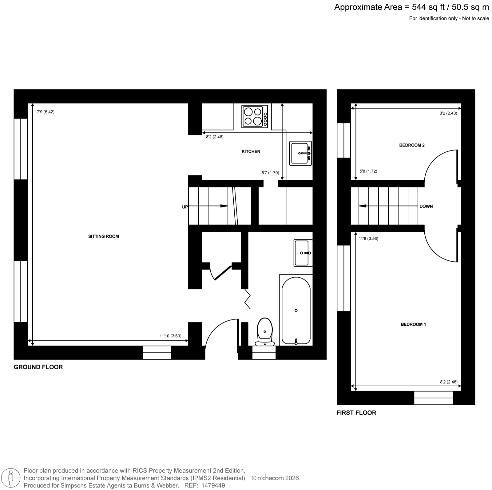 6, Lawday Place, Farnham floorplan