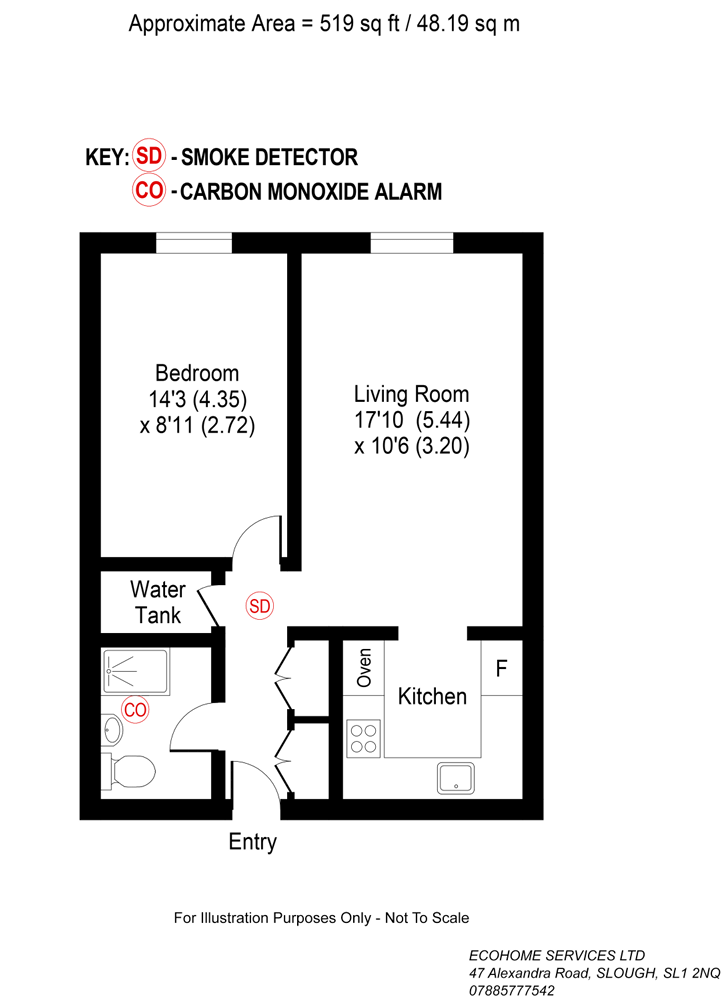 20, Manor Farm Court, Egham floorplan