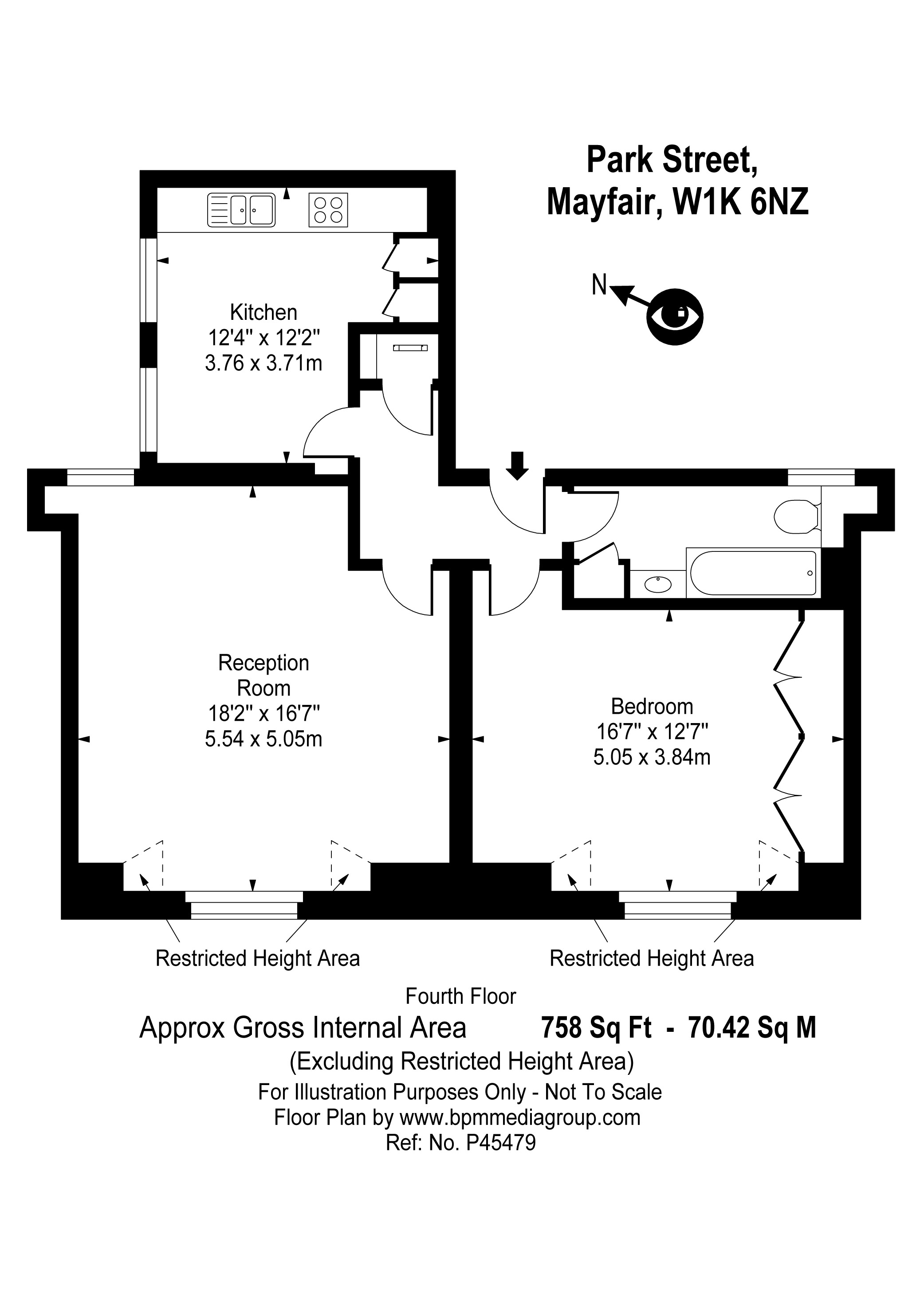 1 Bedrooms Flat to rent in Park Street, Mayfair, London W1K