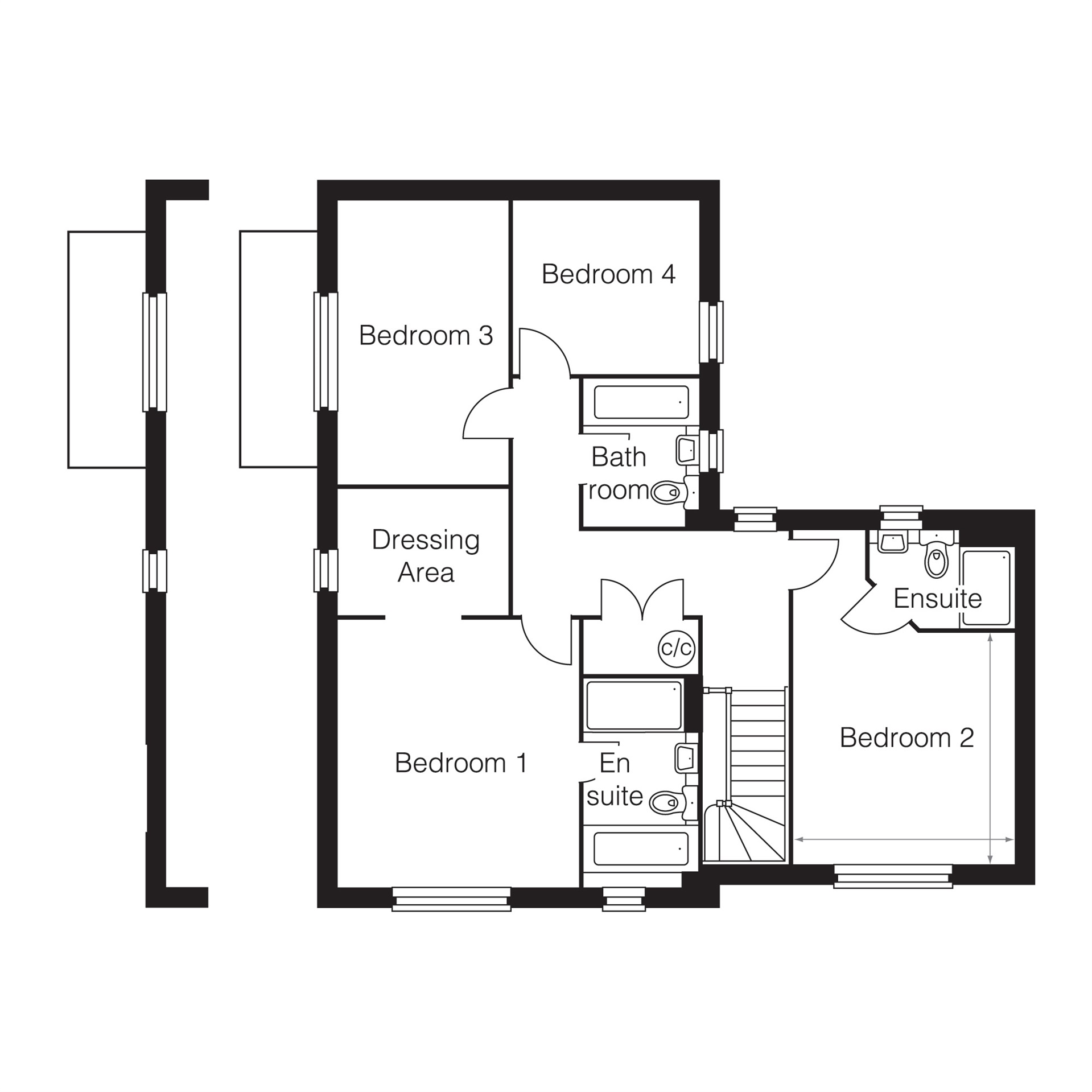 Plot 33, The Tapley, Poppyfields, Linton floorplan