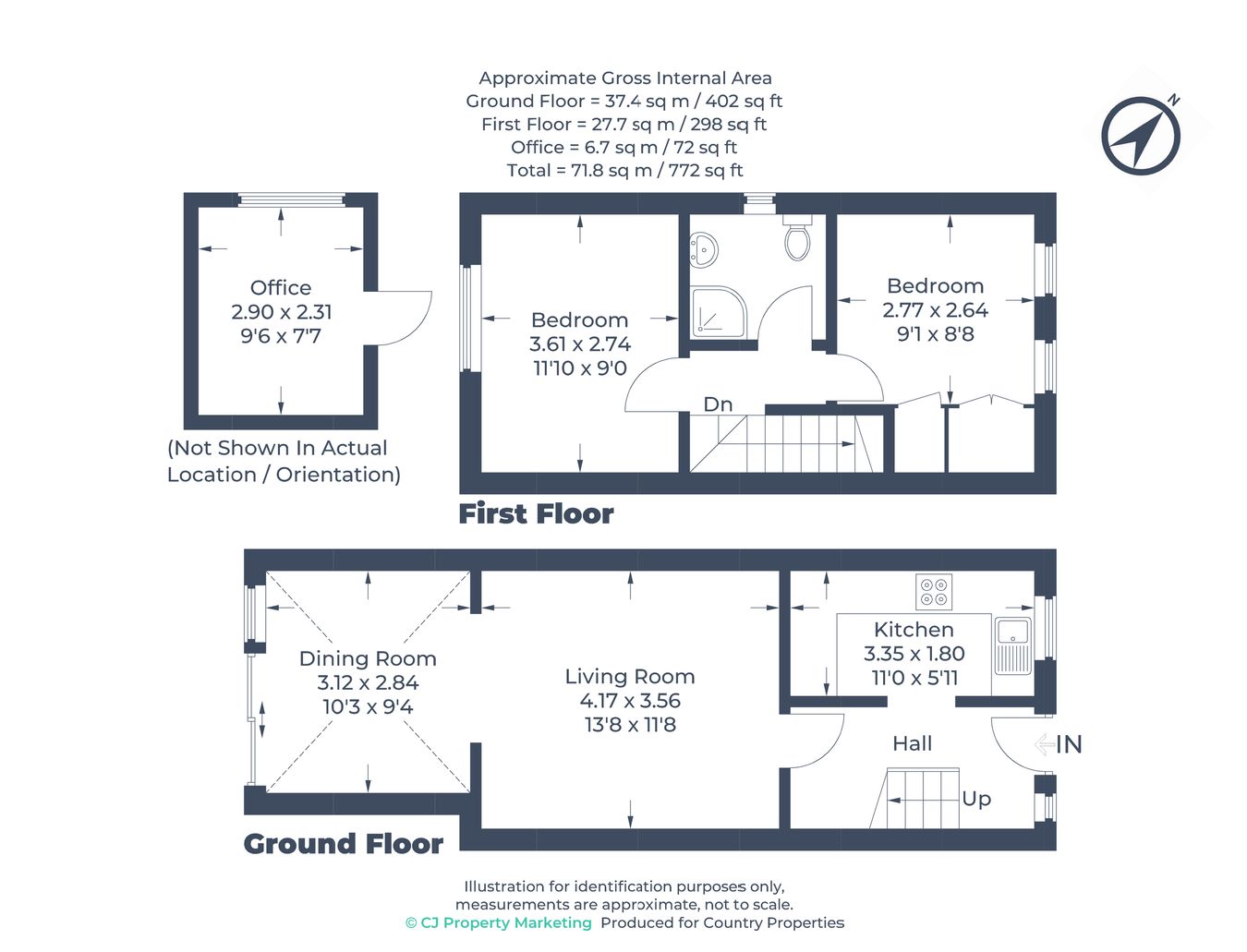 4, Campbell Close, Hitchin floorplan