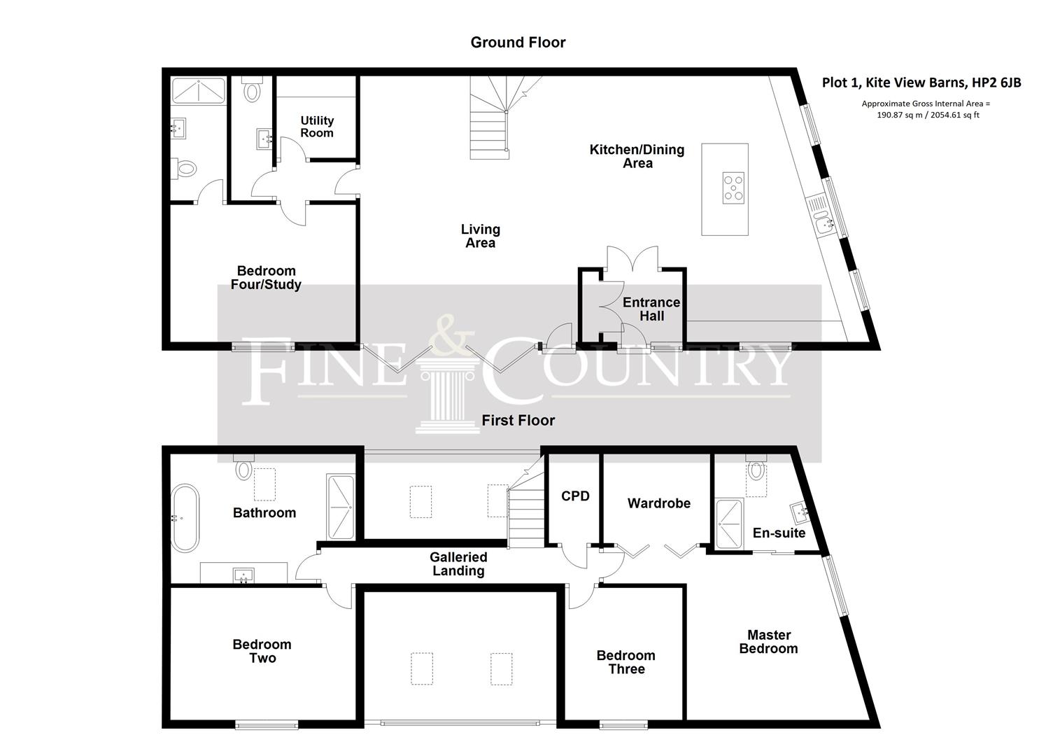 4 Bedrooms Semi-detached house for sale in Kite View Barns, Bradden Lane, Gaddesden Row HP2