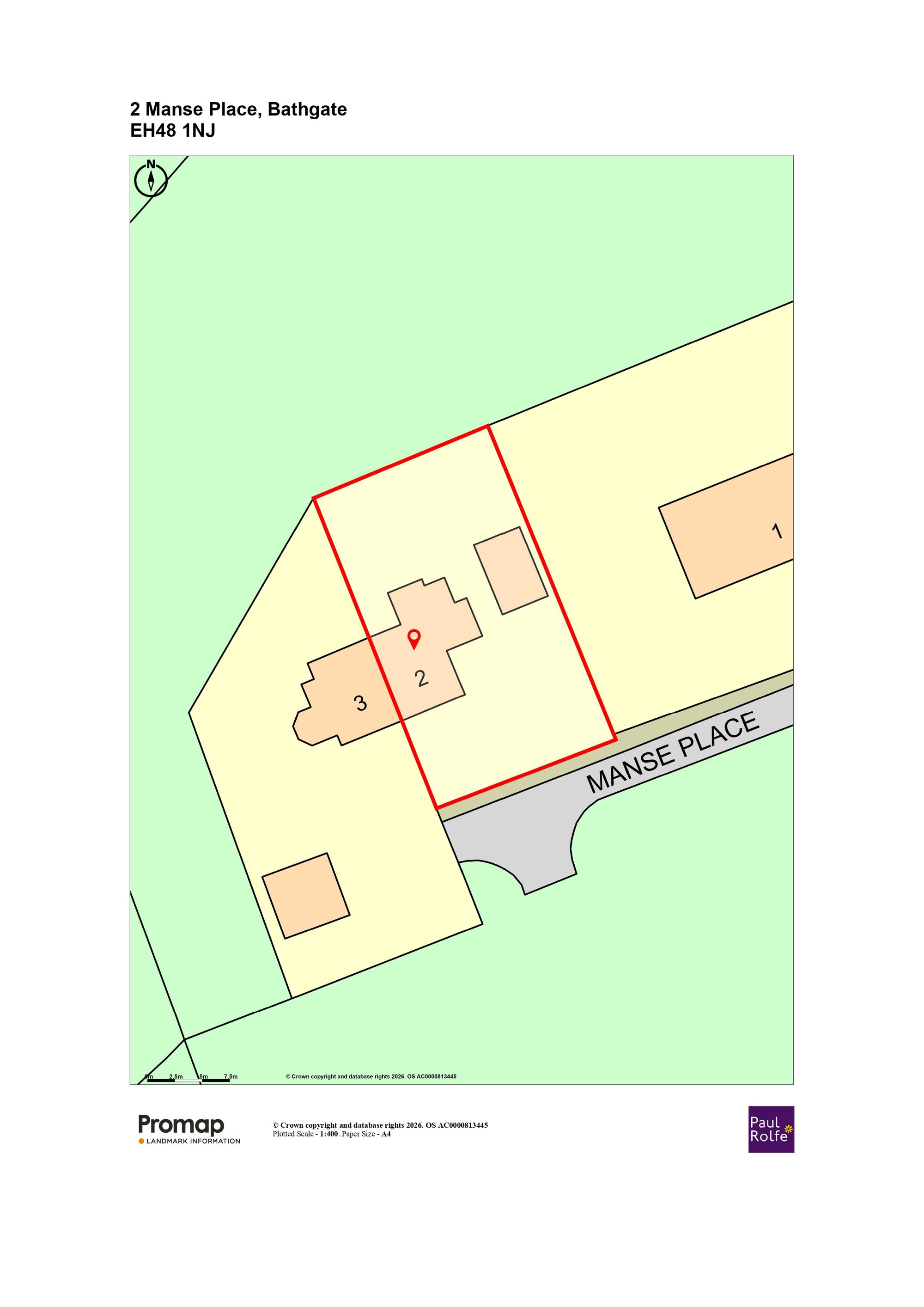 2 Manse Place, Bathgate floorplan