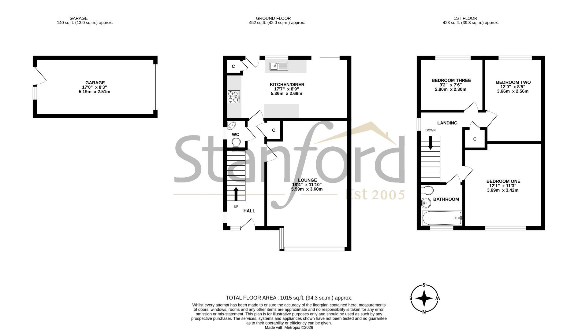 13, Eastleigh Road, Eastleigh floorplan