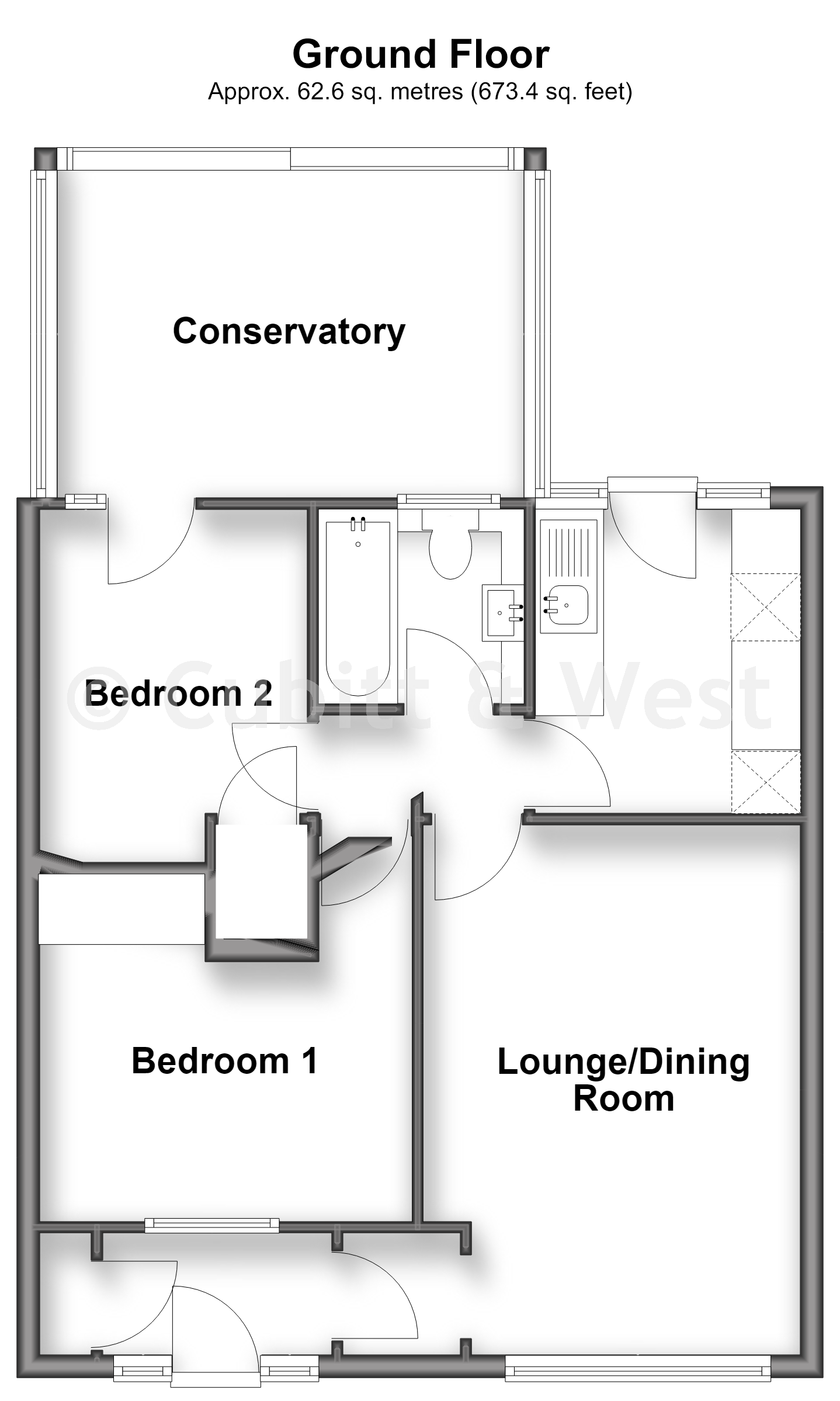 59, Northlands Avenue, Haywards Heath floorplan