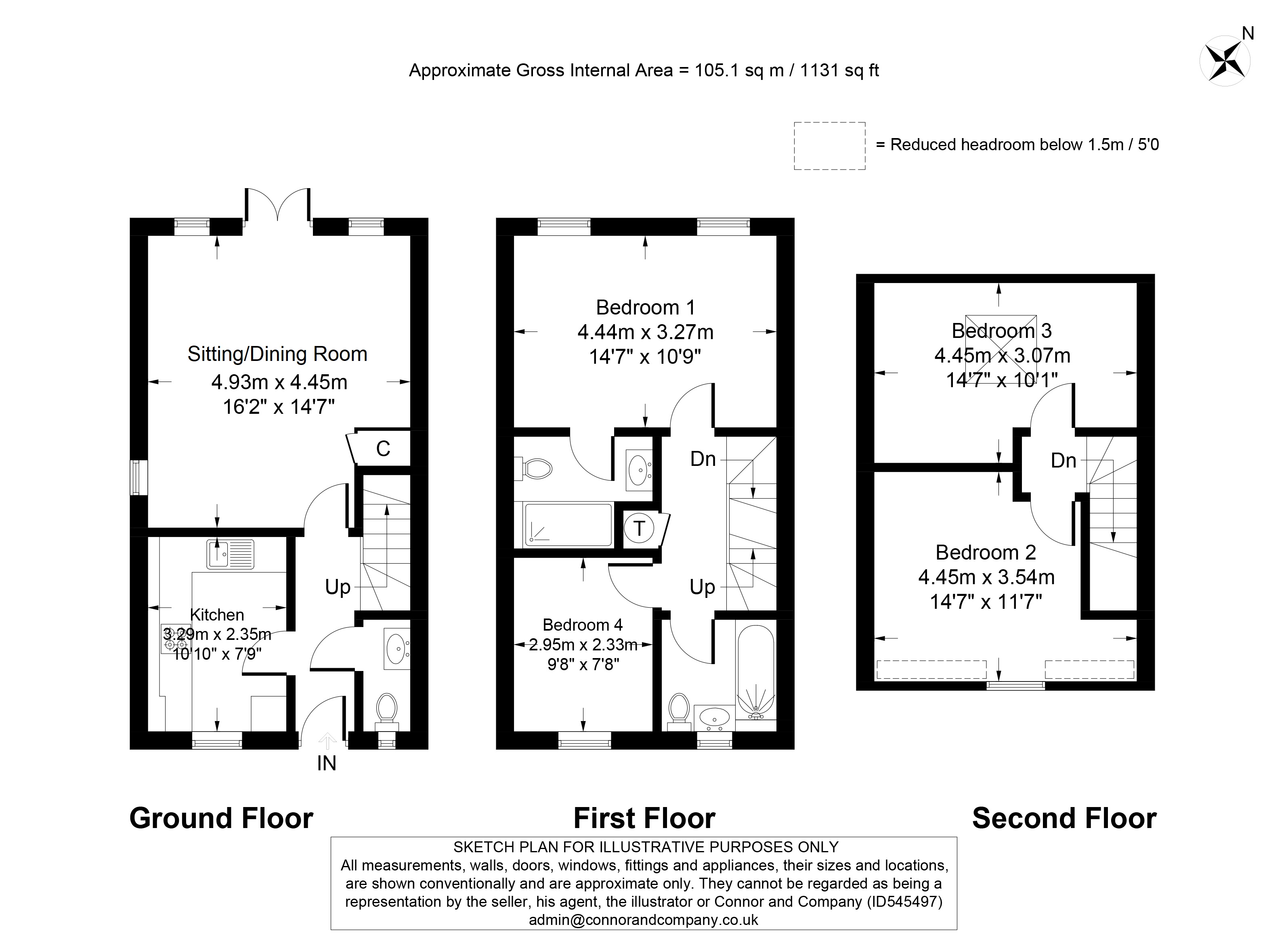 24, Pillowell Close, Gloucestershire floorplan