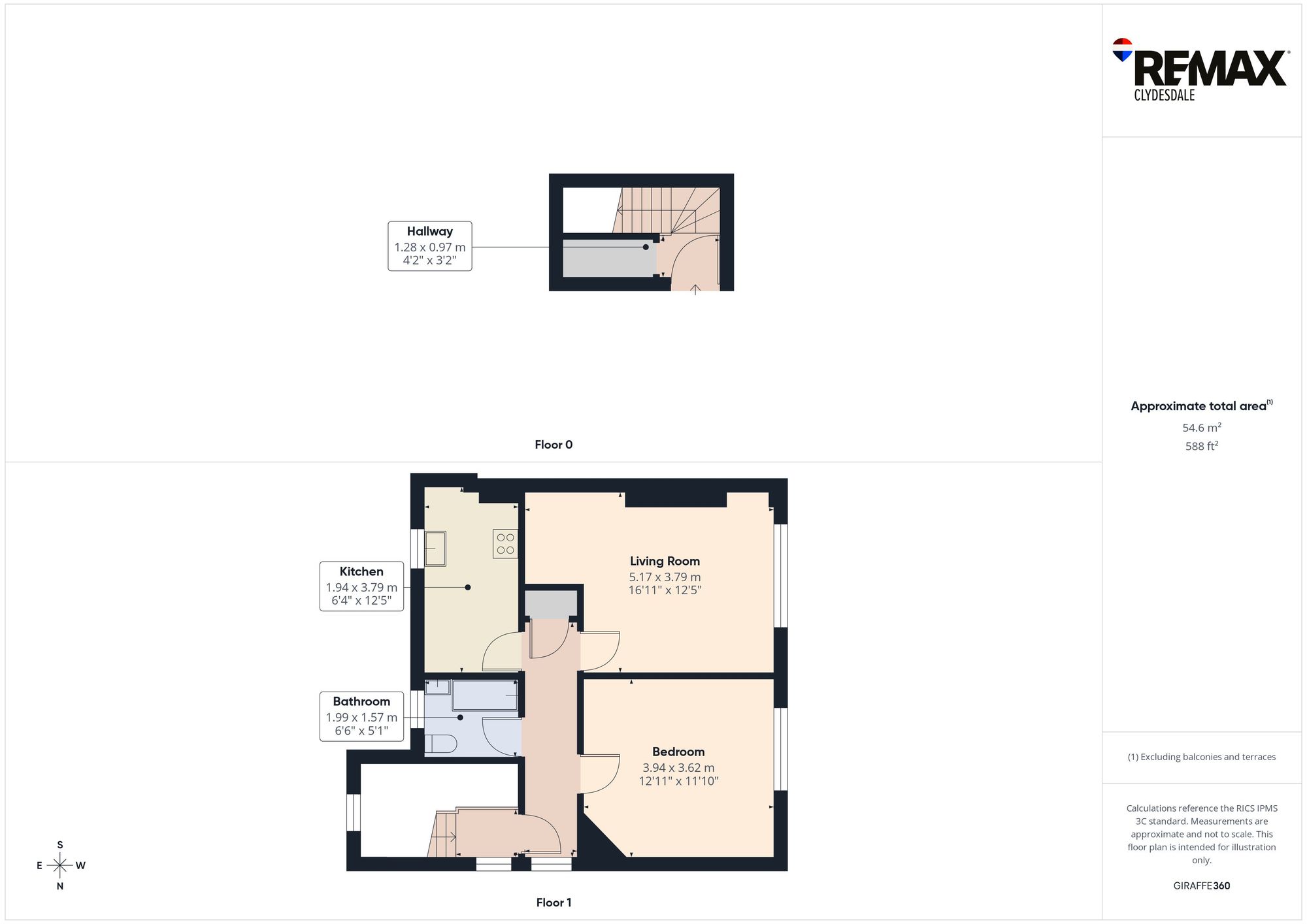 48 Brown Street, Carluke floorplan