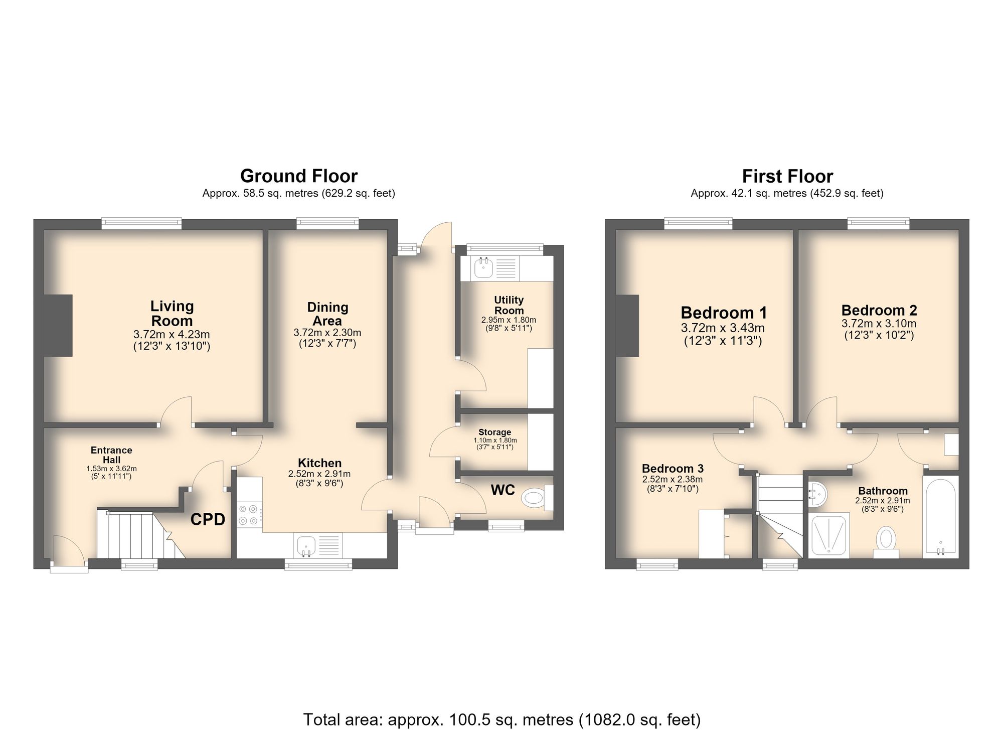 4 Westwood Road, Chesterfield floorplan