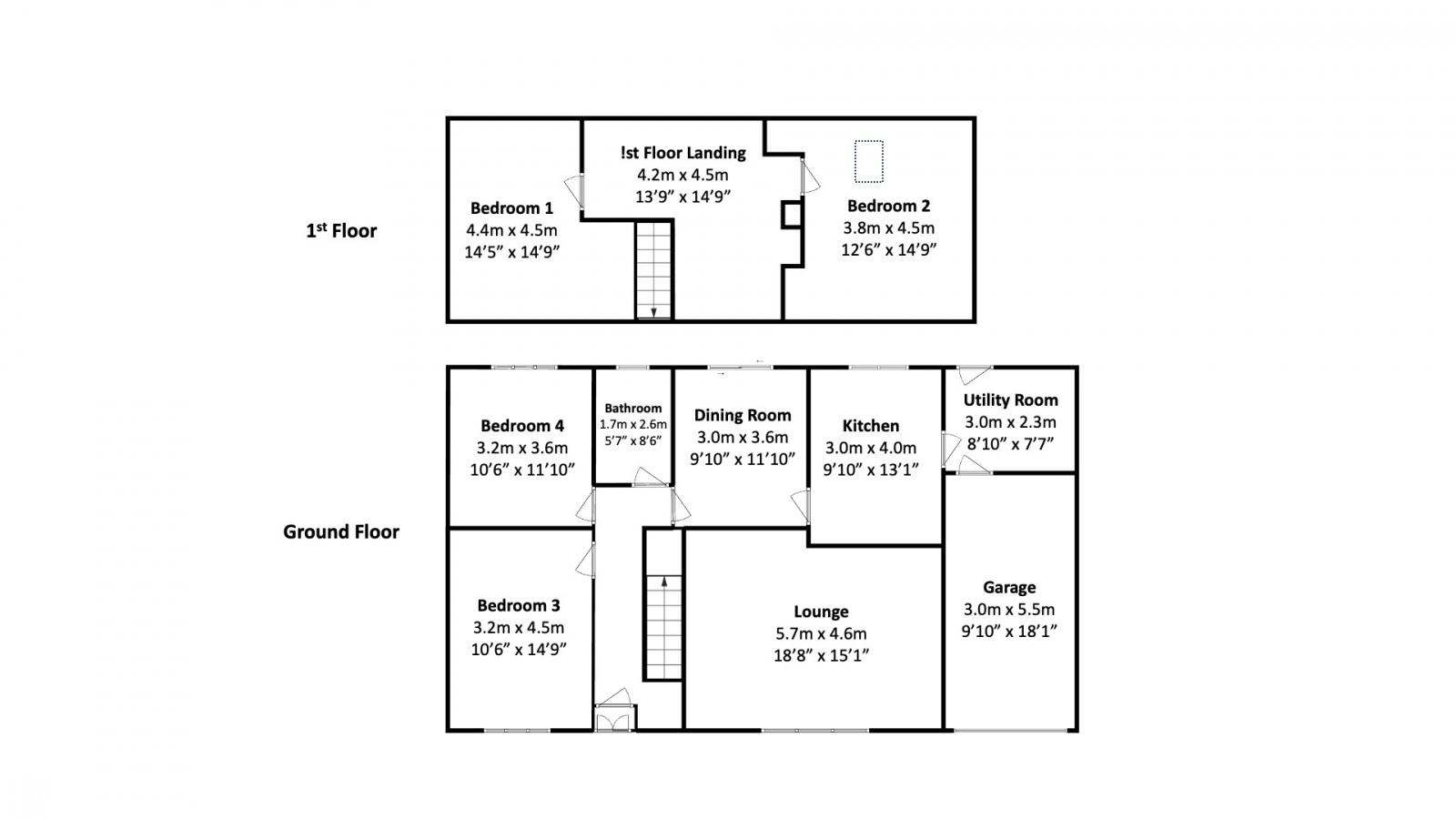 24 Marshall Grove, Hamilton floorplan