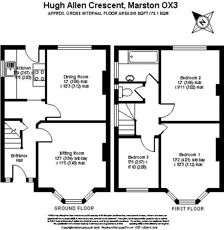 52, Hugh Allen Crescent, Oxford floorplan