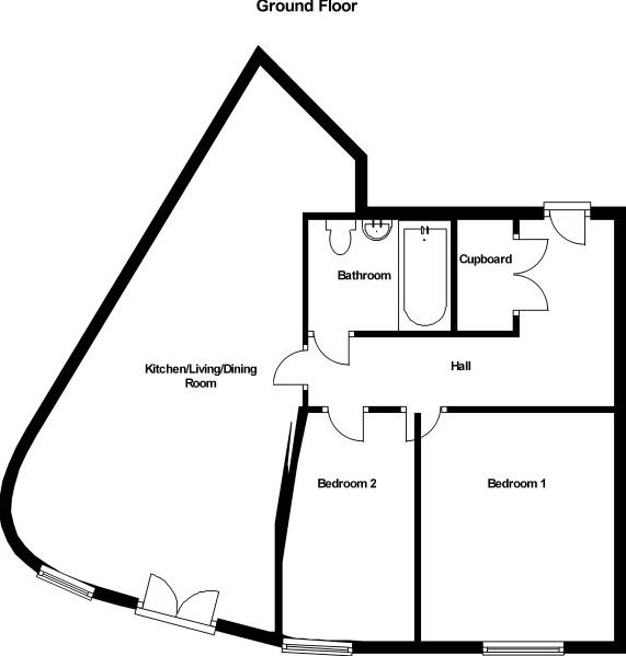2 Bedrooms Flat to rent in Gateway Terrace, Bristol BS20