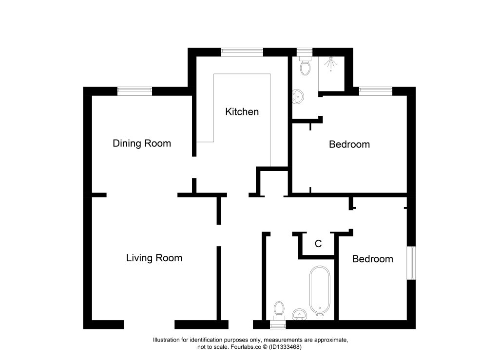 11, Howford Lane, Nairn floorplan