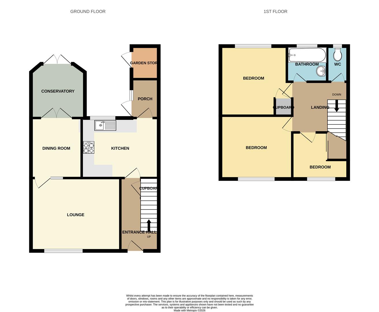 12, Meredith Court, Nottingham floorplan