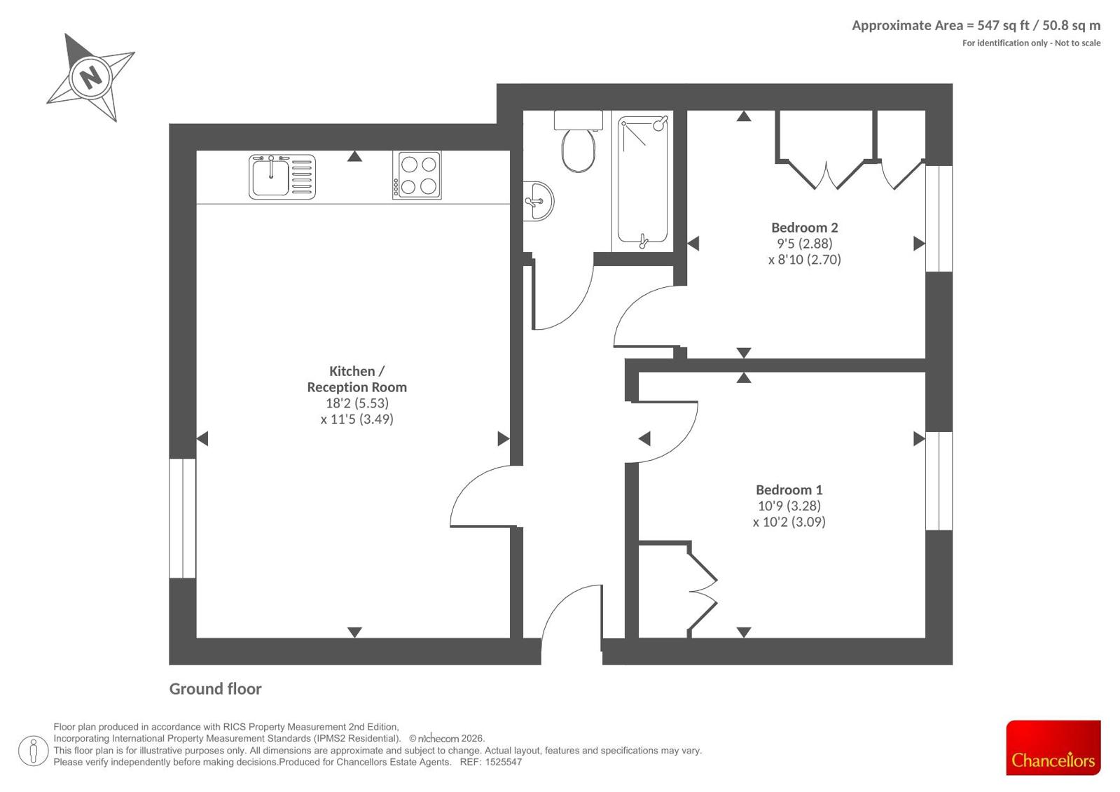 Flat 10, 113, Oxford Road, Oxford floorplan