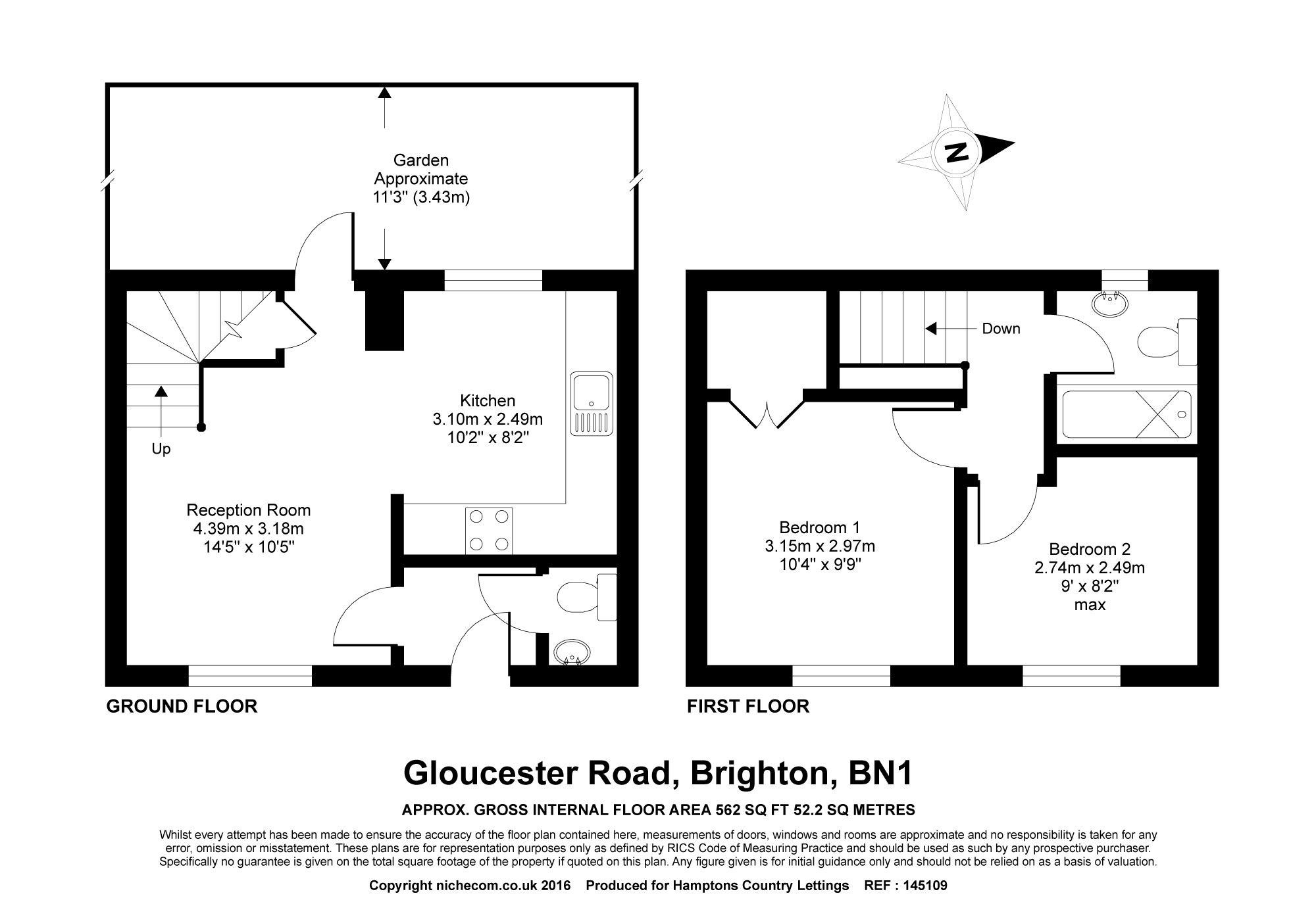 134, Gloucester Road, Brighton floorplan