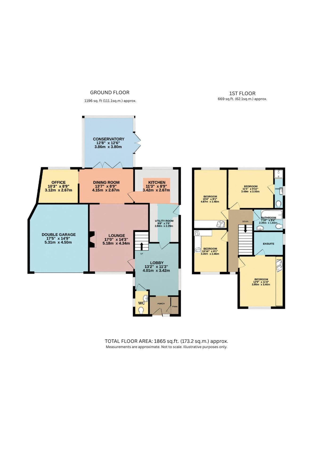5, Pittman Close, Brentwood floorplan