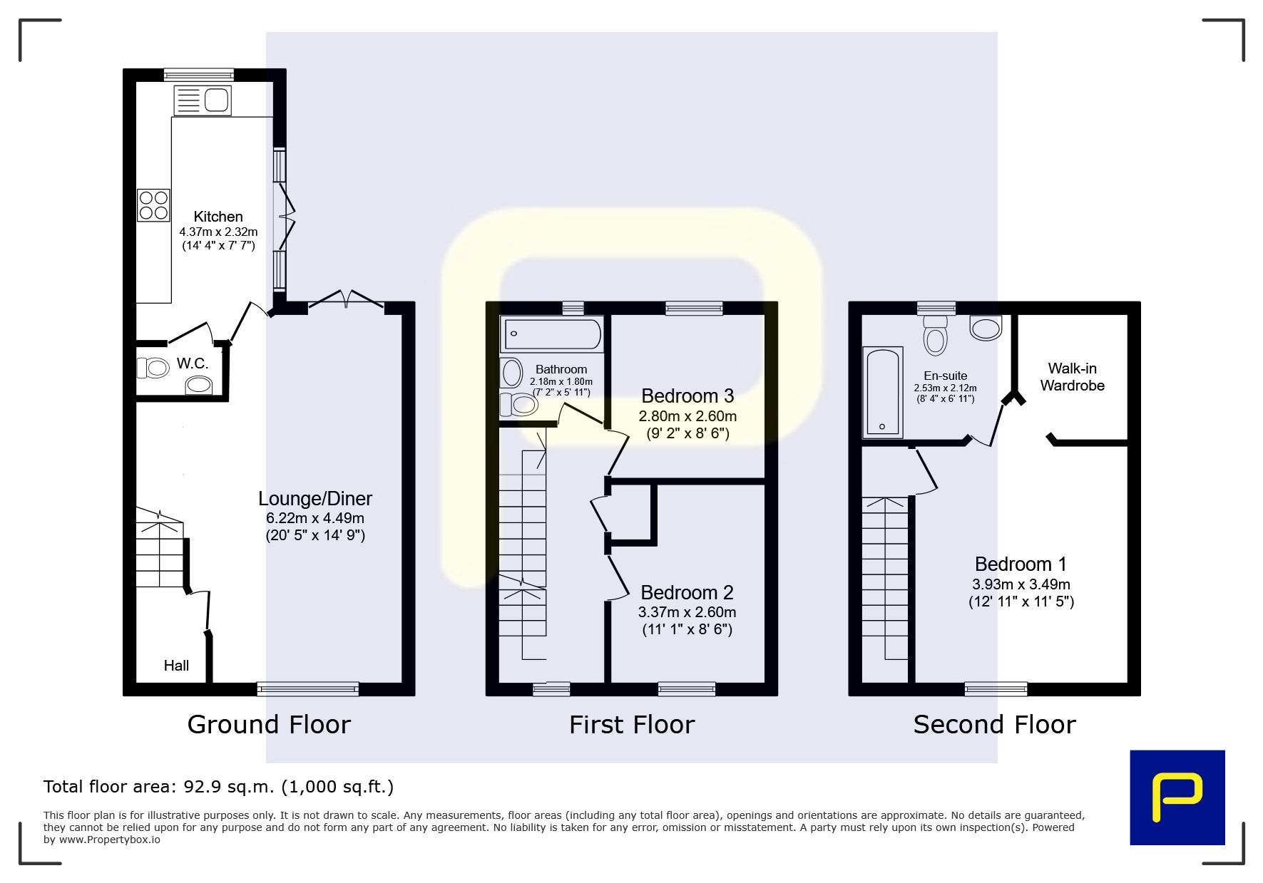 45, Walton Gardens, Wallsend floorplan