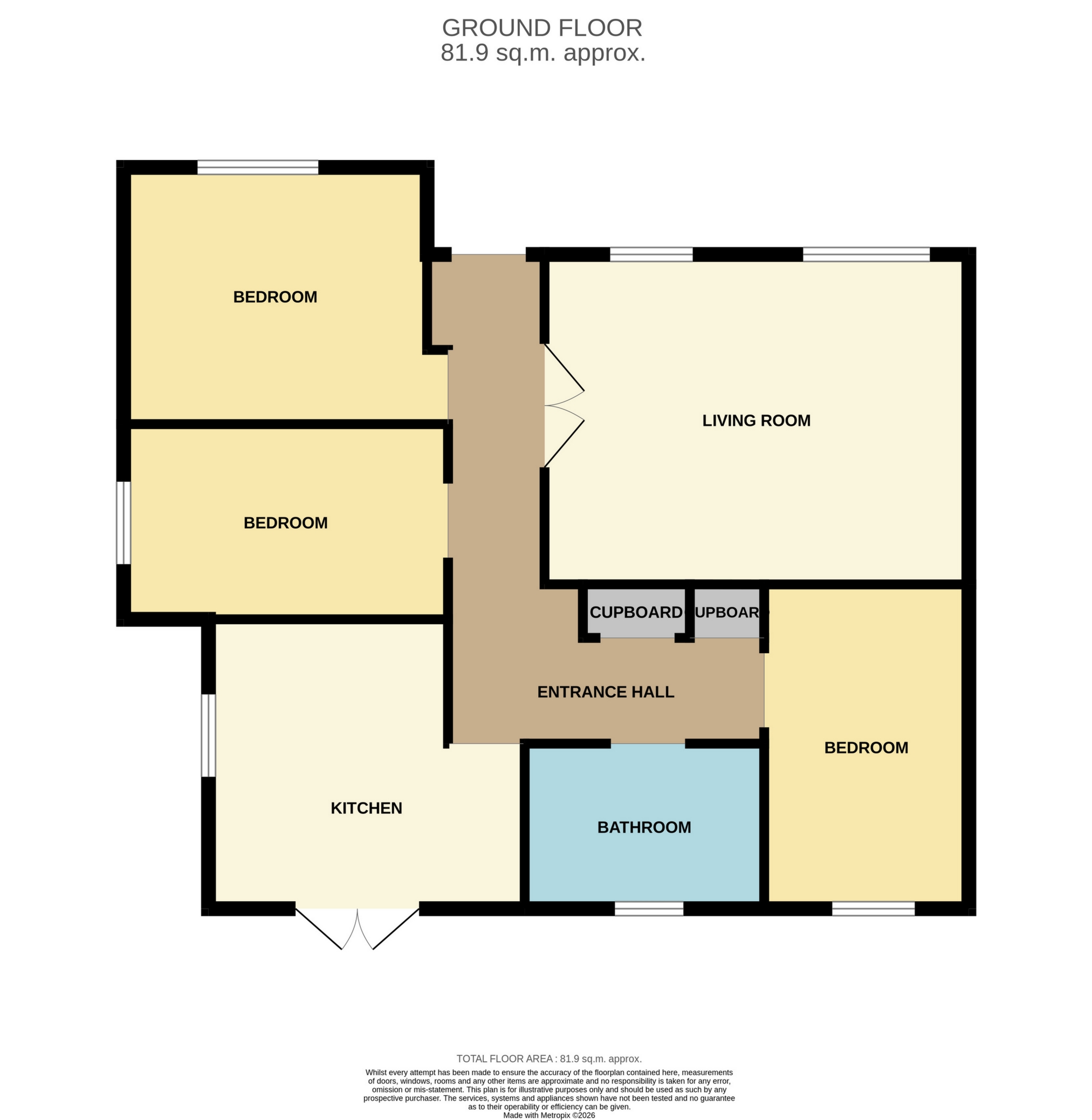 8, Croft Loan, Cupar floorplan
