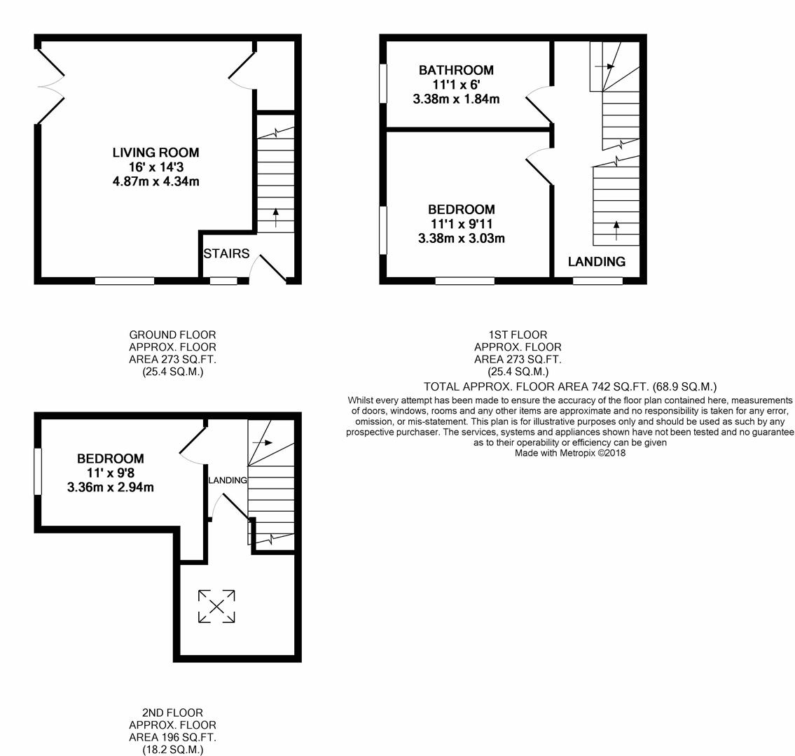 30A, Lidget St, Huddersfield floorplan