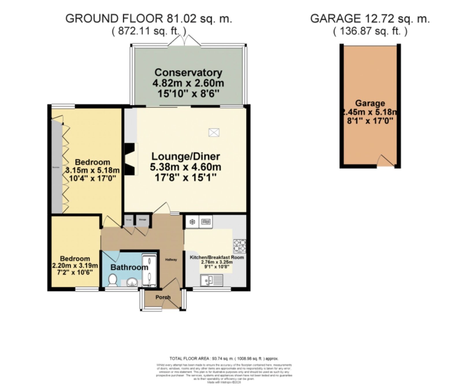23, Kilndown Gardens, Margate floorplan