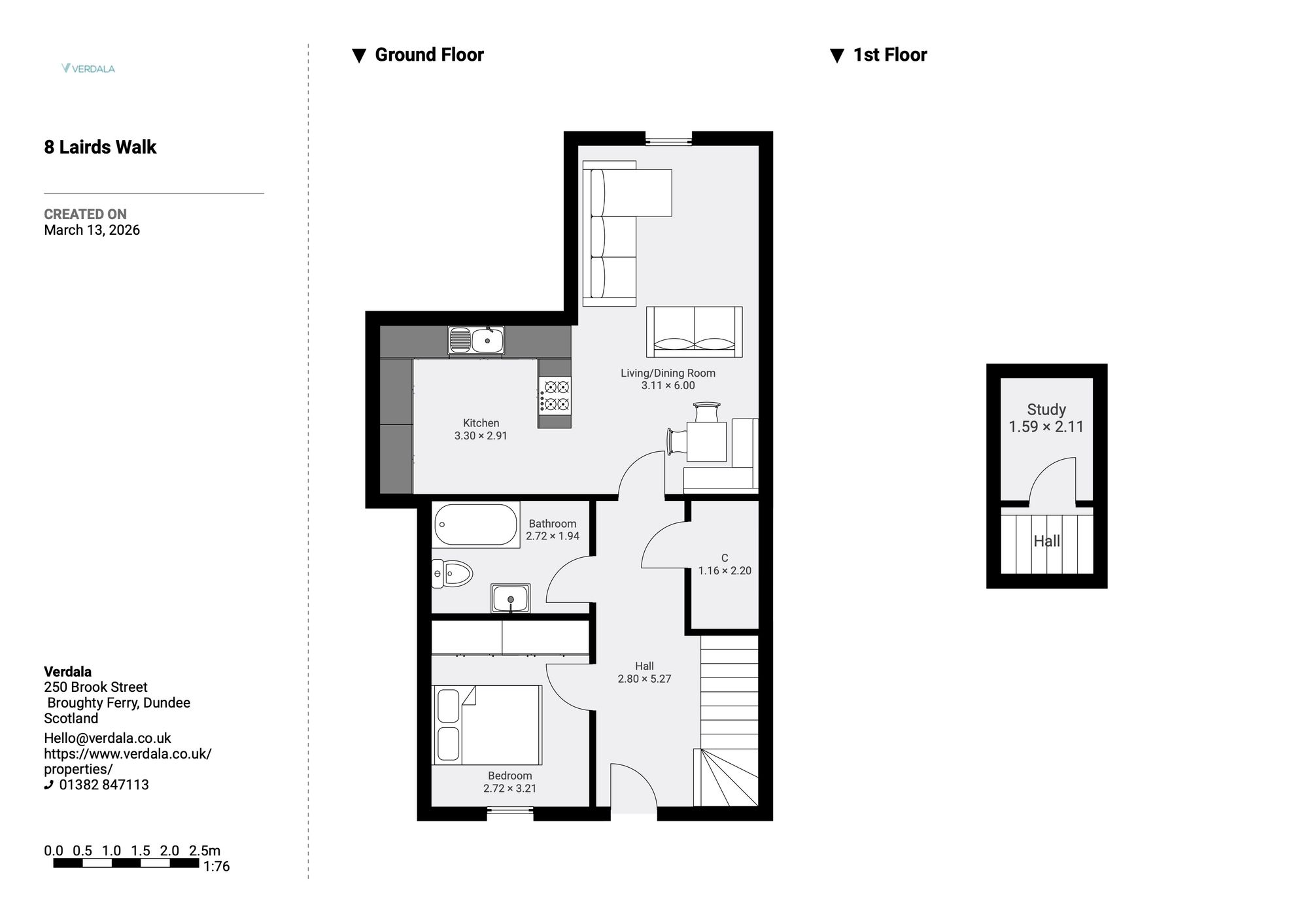 8 Lairds Walk, Dundee floorplan