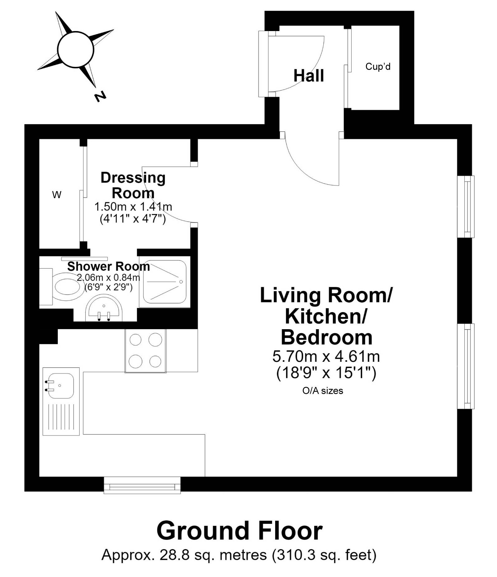 5/1, White Park, Edinburgh floorplan