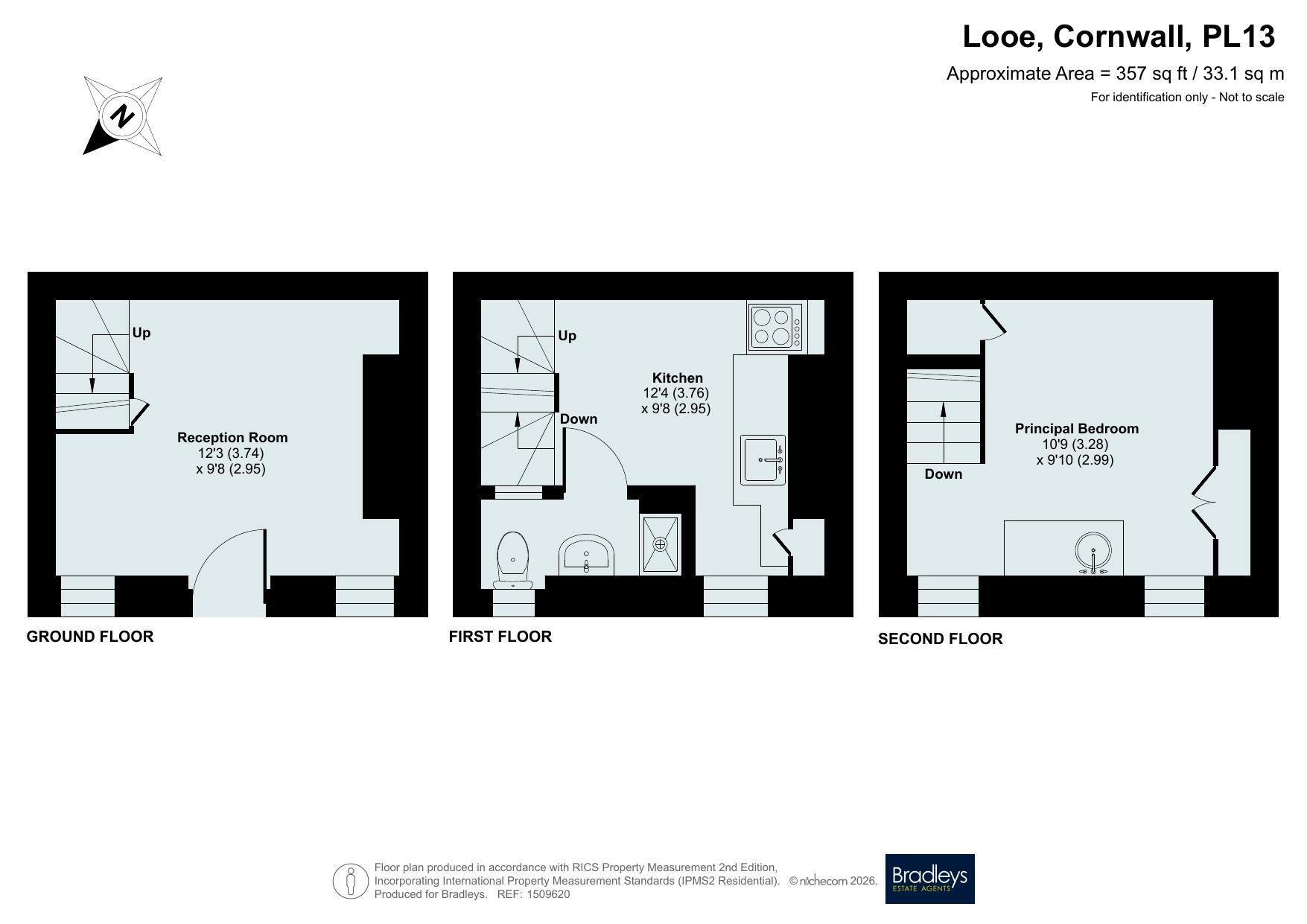 Chy Pyscador Lower Market Street, Looe Cornwall, Cornwall floorplan