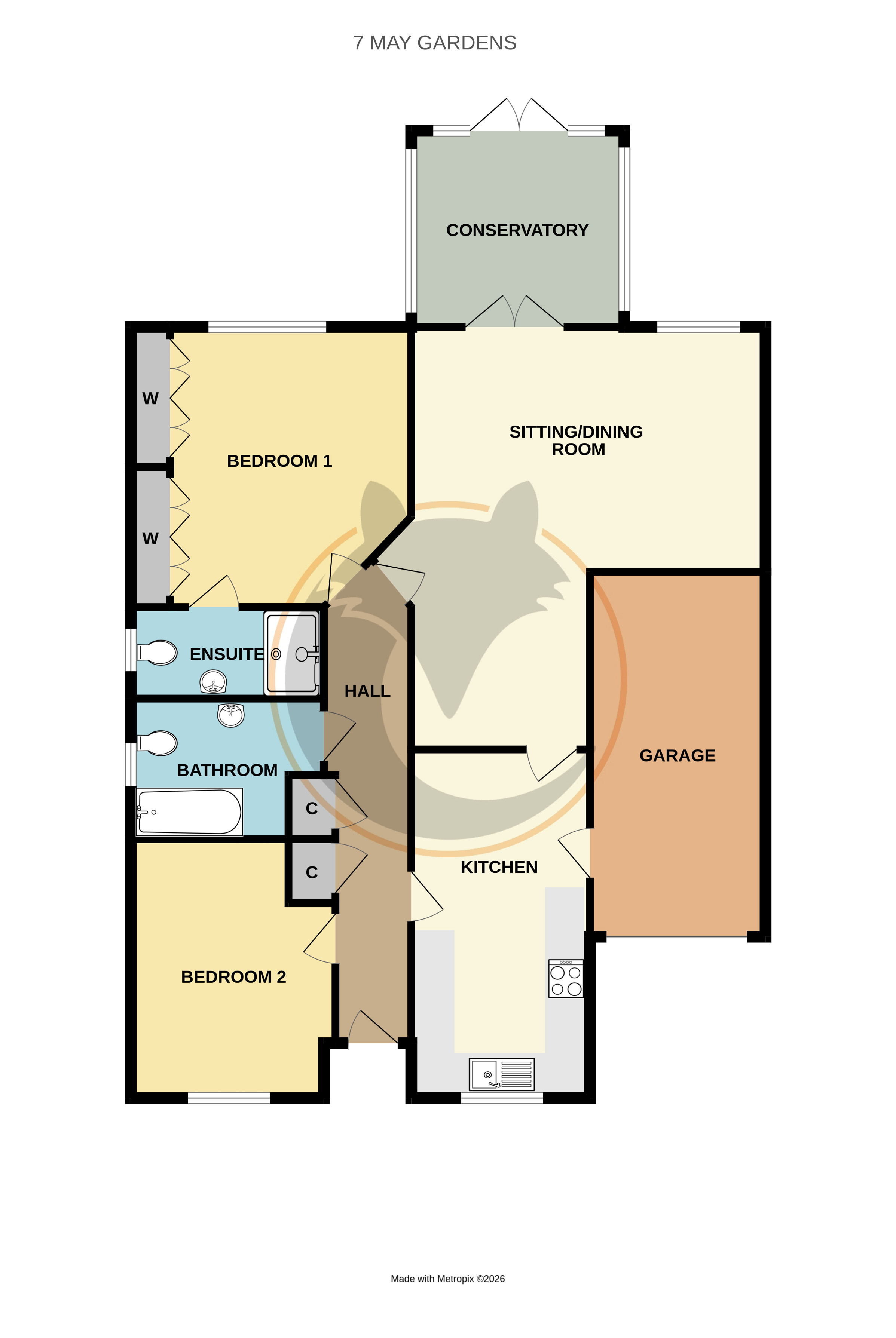 7, May Gardens, Christchurch floorplan