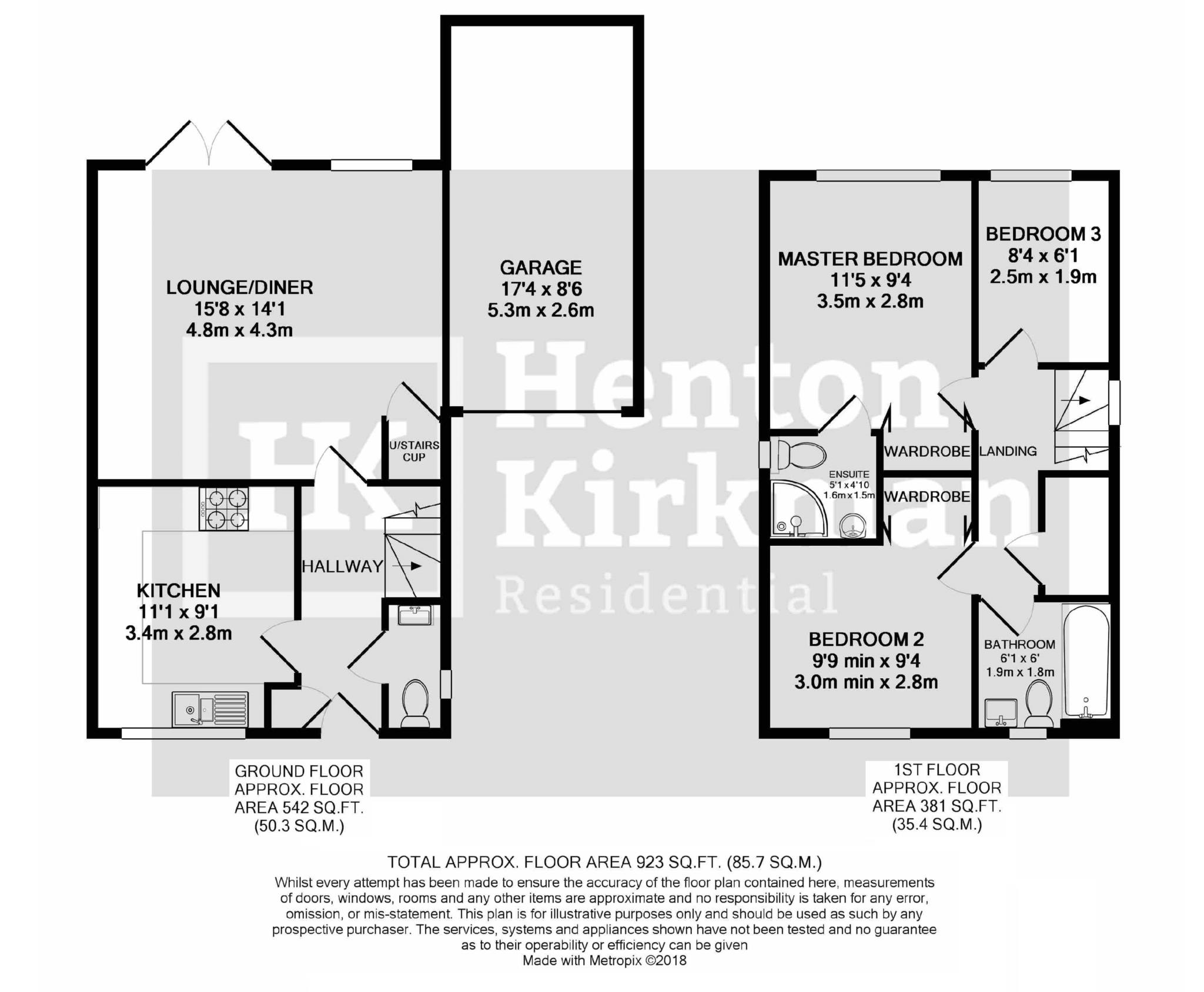 42, Sweet Briar Drive, Basildon floorplan
