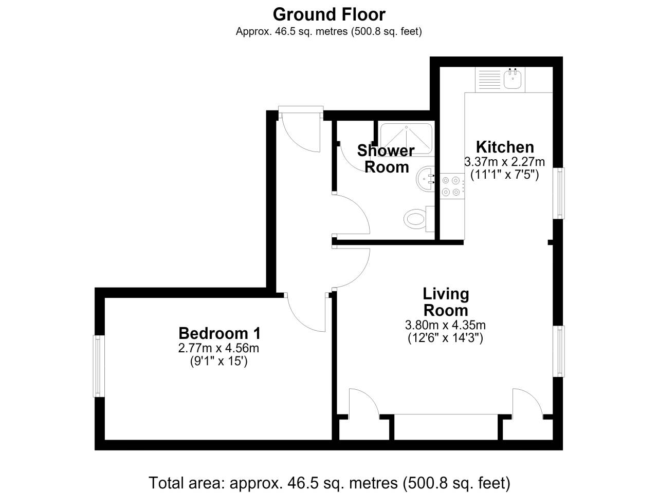 Upper King Street Royston Herts floorplan