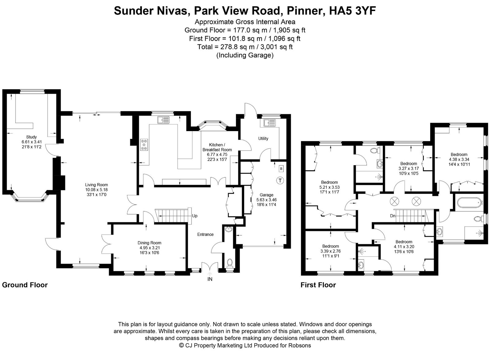 Sunder Nivas, Park View Road, Pinner floorplan