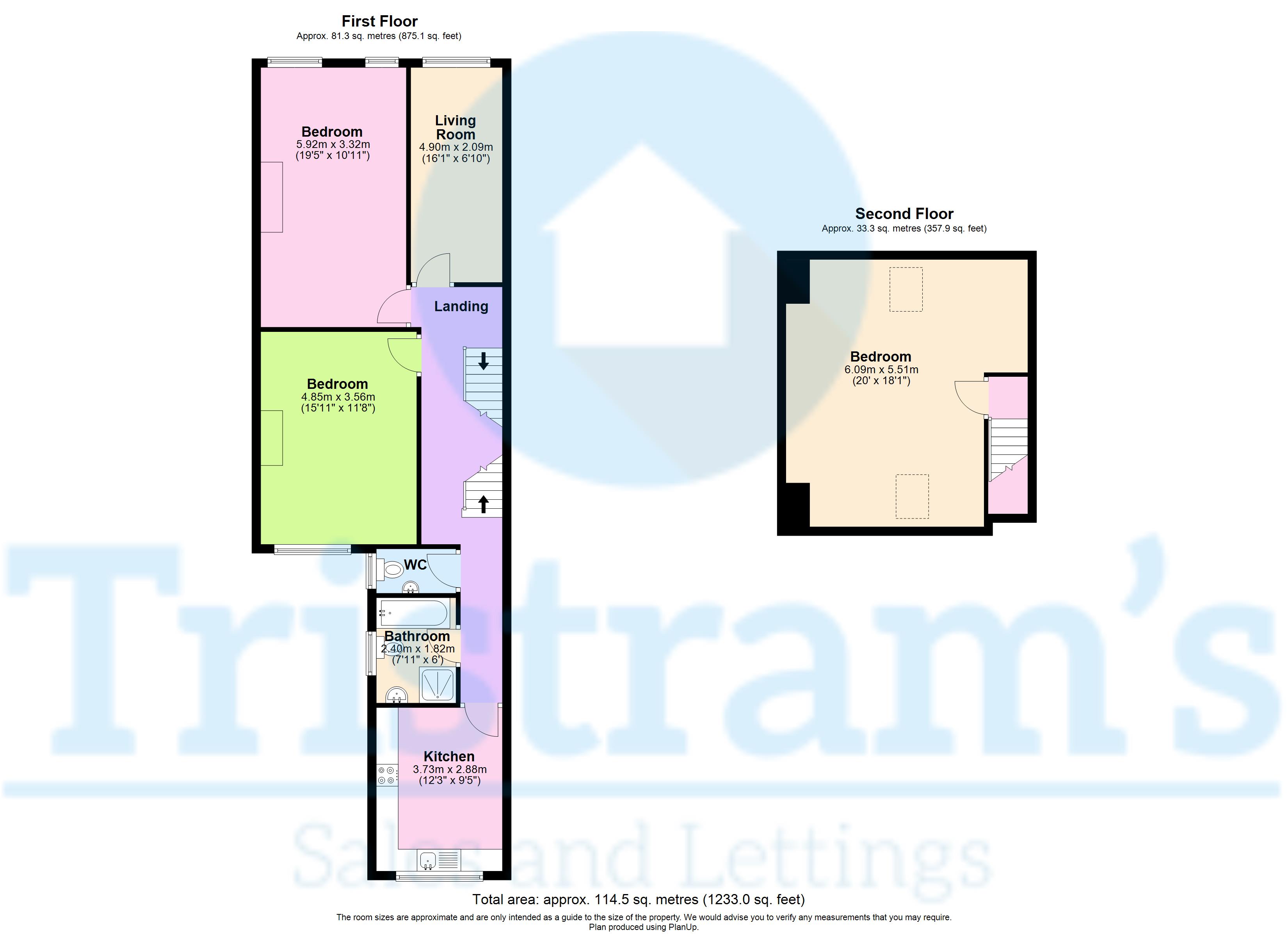 119a, High Road, Nottingham floorplan