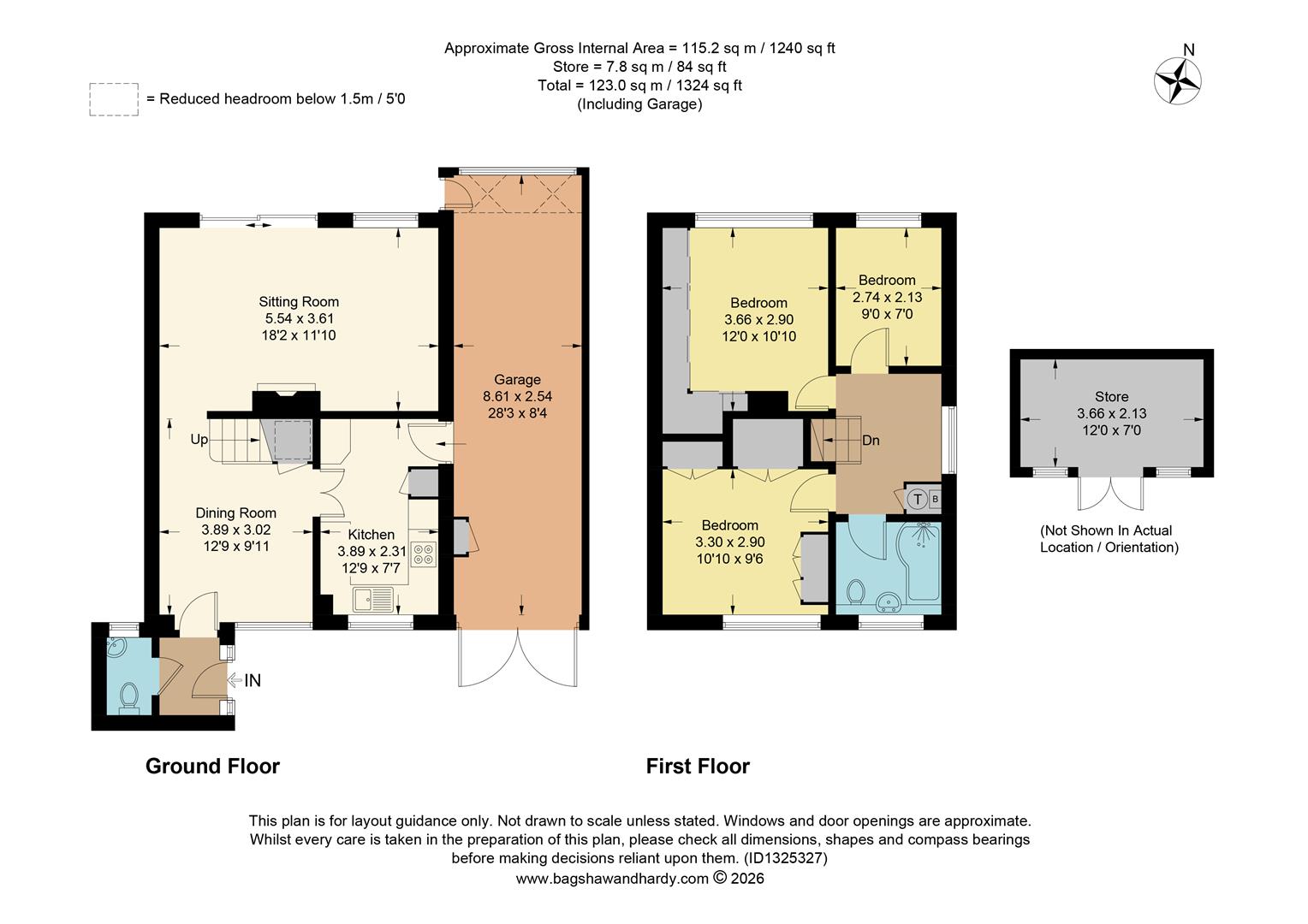 8, Boulthurst Way, Oxted floorplan