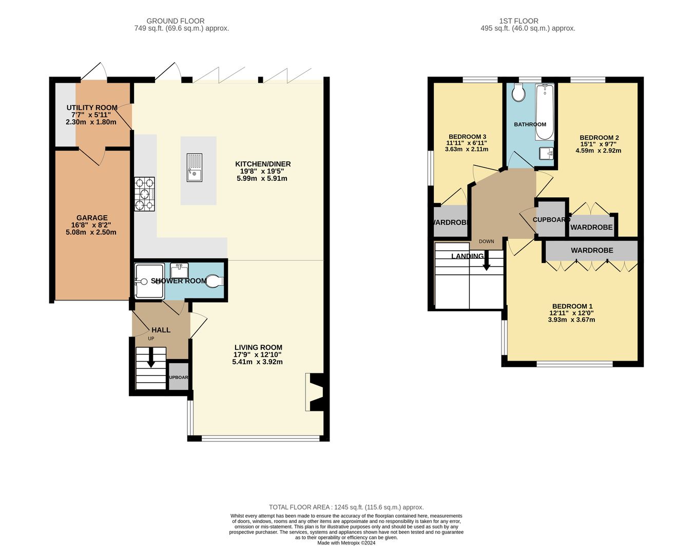 23, Glenthorn Road, Bexhill-on-Sea floorplan