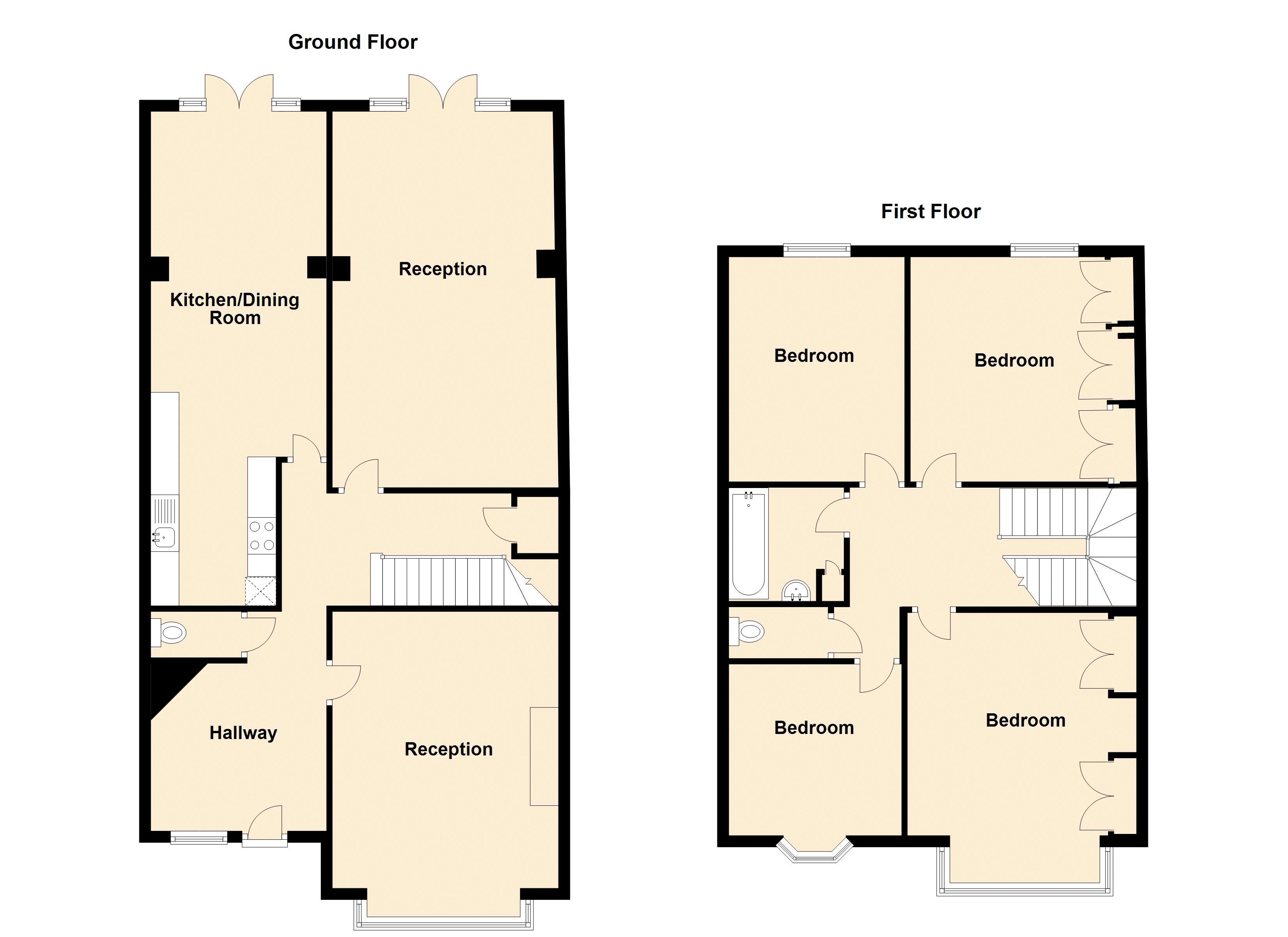 4 Bedrooms  to rent in Normandy Avenue, Barnet EN5