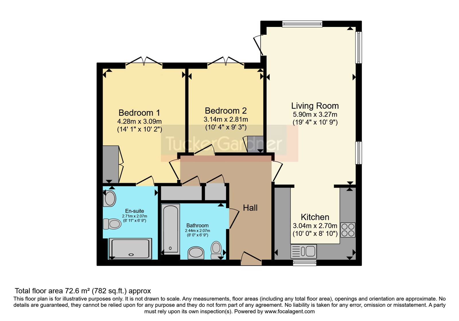Flat 39, Abbeyfield Girton Green,, Wellbrook Way, Cambridge floorplan