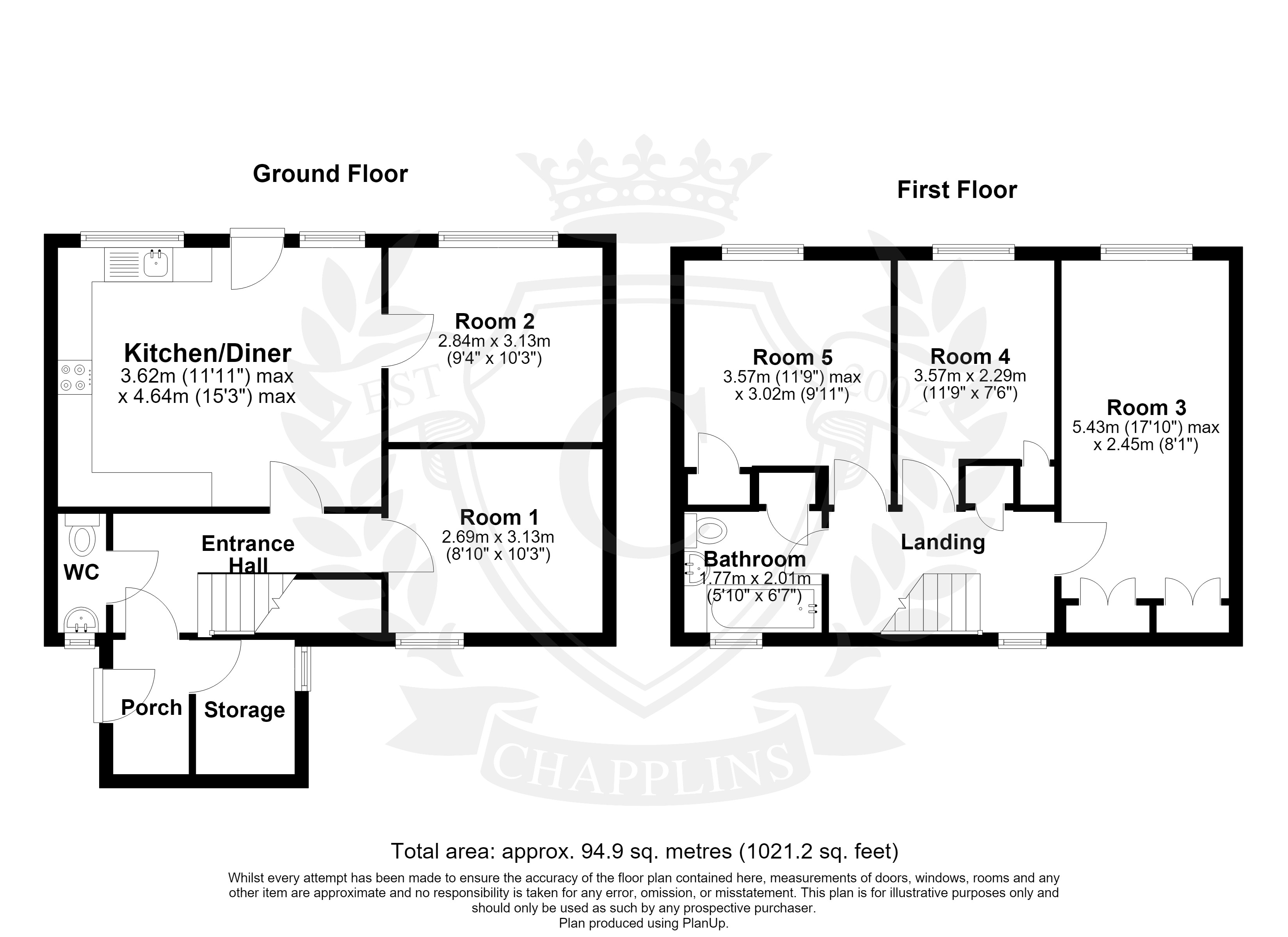 21, Shannon Close, Hampshire floorplan