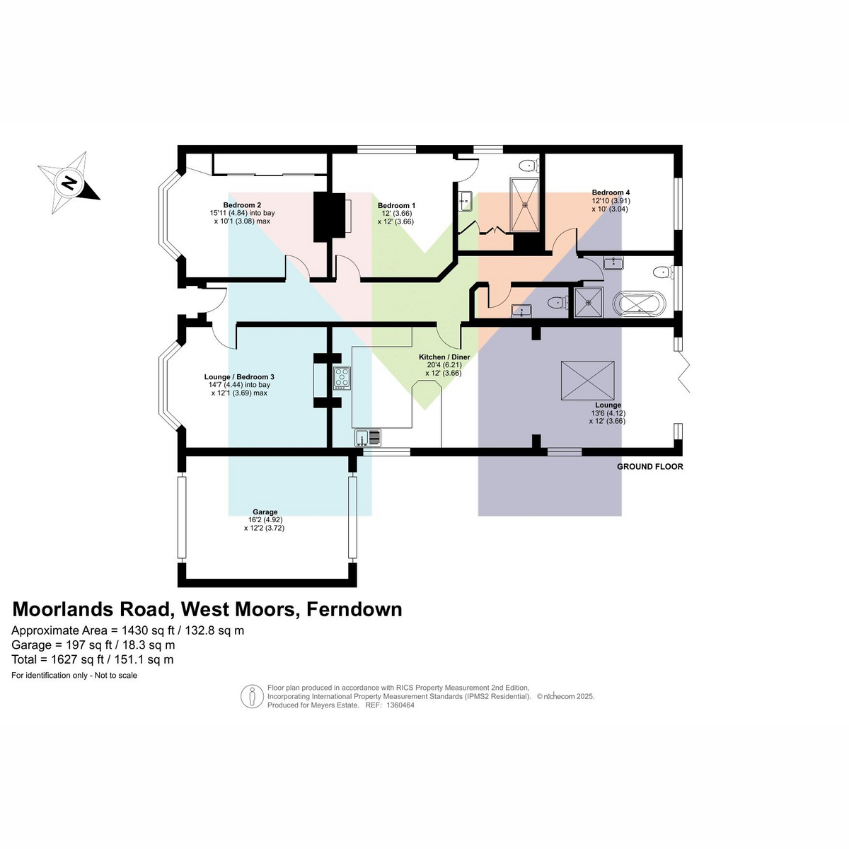 49, Moorlands Road, West Moors floorplan