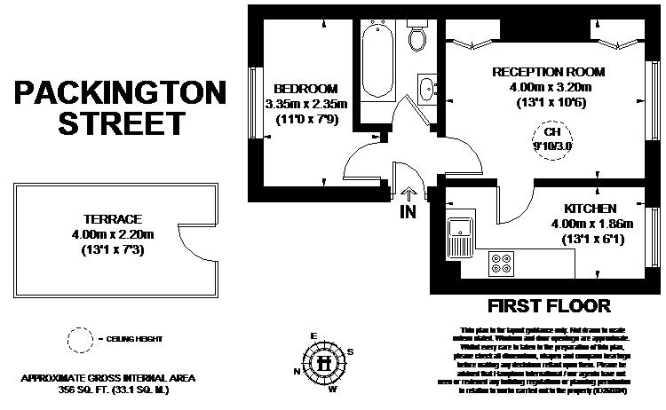 1 Bedrooms Flat to rent in Packington Street, London N1