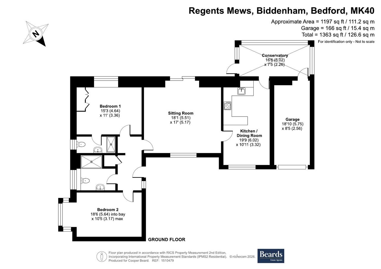9, Regents Mews, Biddenham floorplan