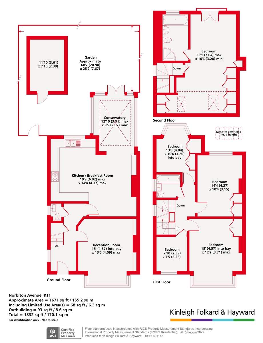 Norbiton Avenue, Norbiton, Kingston Upon Thames KT1, 5 bedroom semi