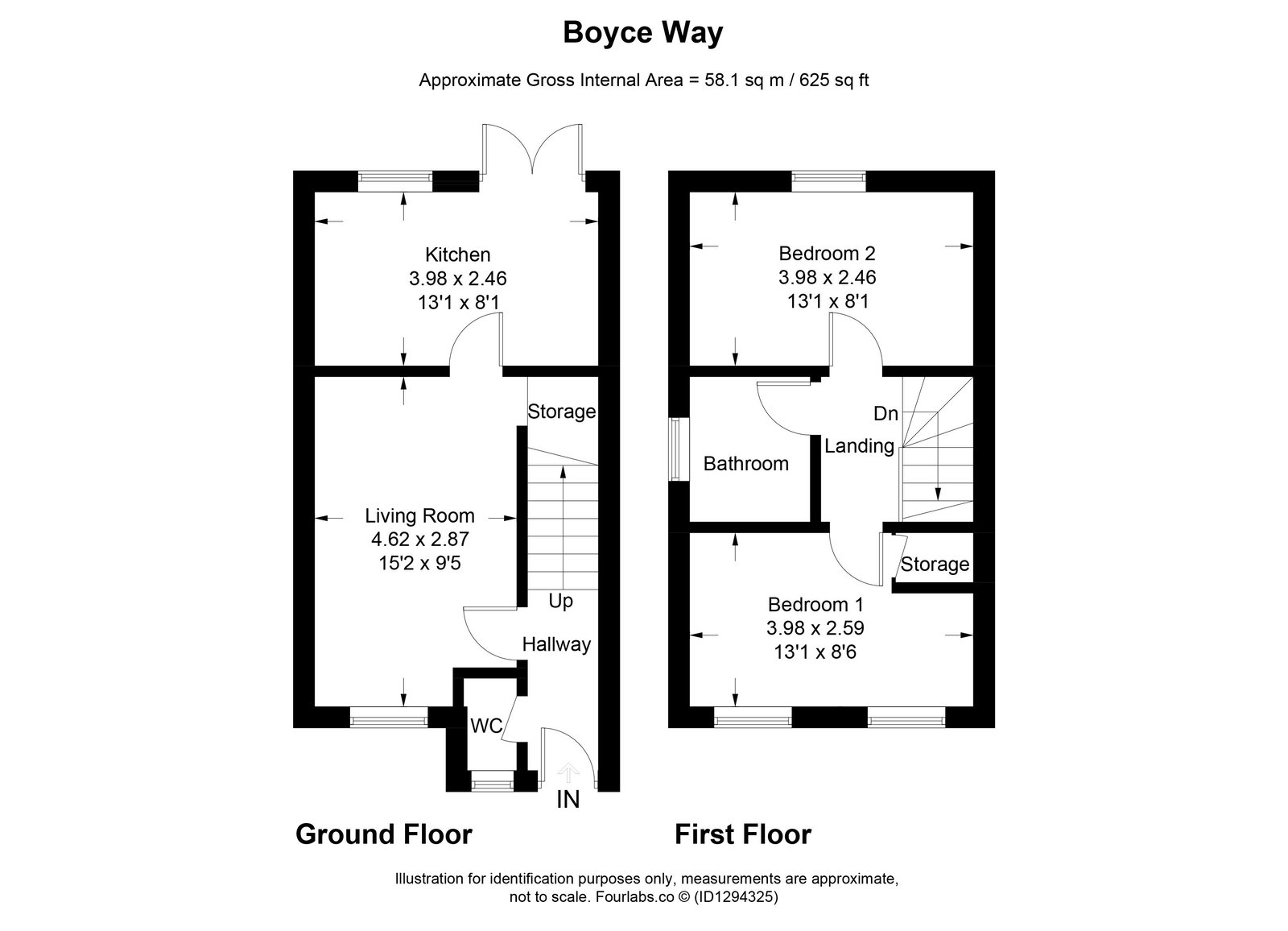 6, Boyce Way, Cardiff floorplan